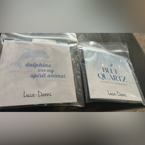 Luca & Danni-Dolphin + Blue Quartz Set (Set of 2) - BRAND NEW - Picture 8 of 8